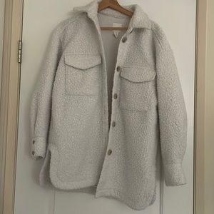 H&M Cream Teddy Jacket